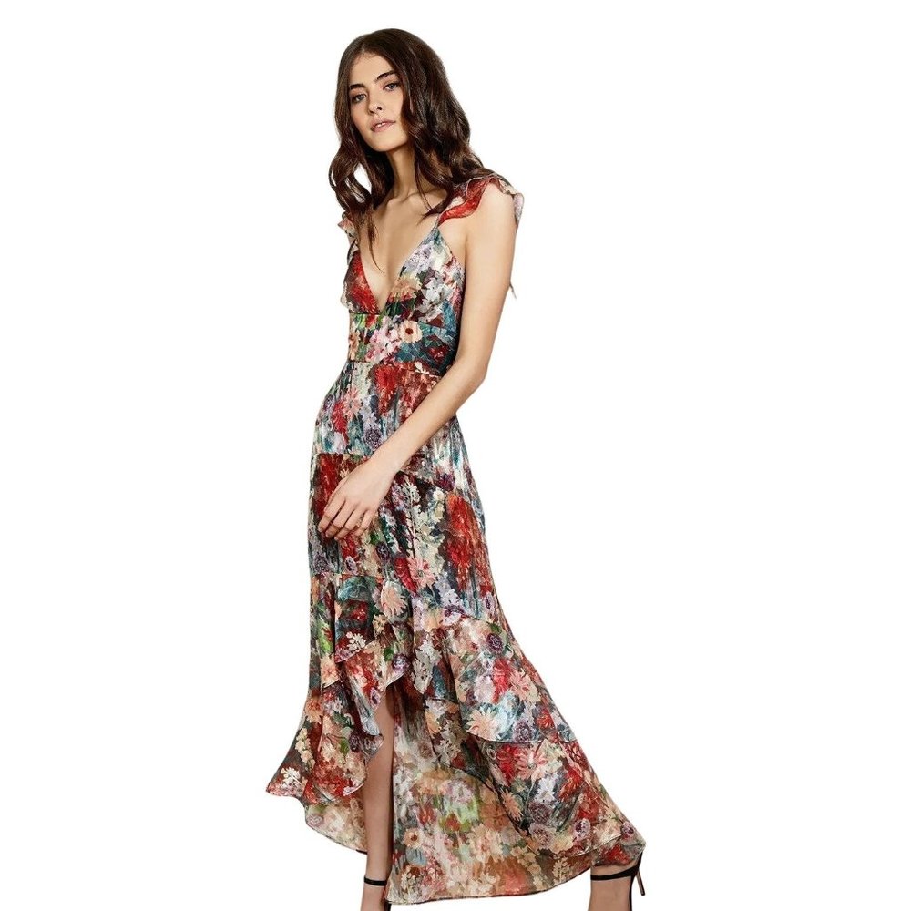 Hutch Coley Gown in Sienna romantic Wildflowers 12